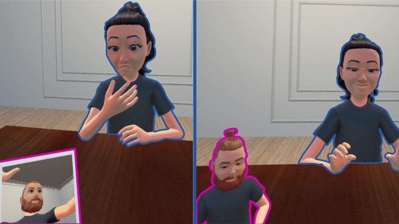 Vorschau für das Forschungsprojekt: Mirror Me: Exploring Avatar Self-Views in Multi-User Virtual Reality