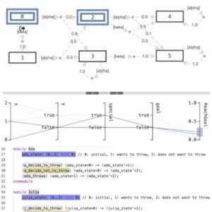 On the Integration of Explainable Formal Methods Tools into PMC-VIS